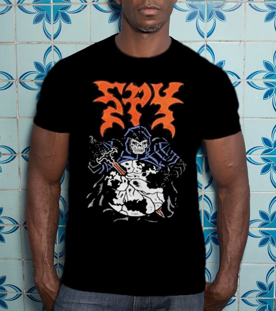 Spy DRKMTTR Apr 3 2025 Nashville TN Knife-Wielding Knight Graphic T-Shirt