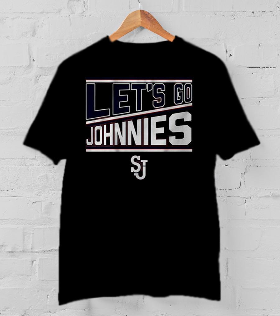 St. John’s Basketball Let's Go Johnnies SJ T-Shirt