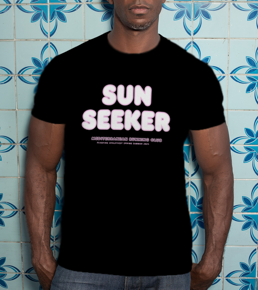 Sun Seeker Mediterranean Running Club Italian Amalfi Coast Since 1975 T-Shirt