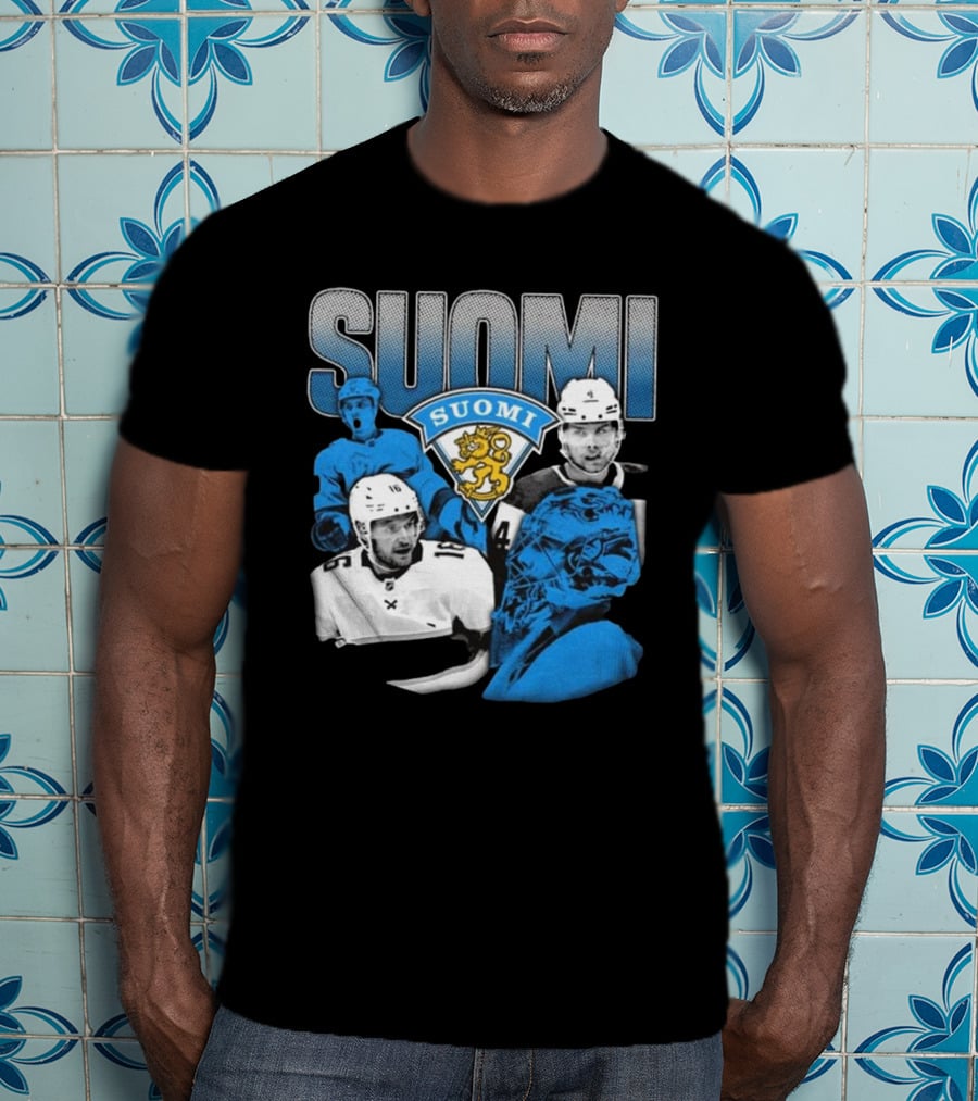Suomi 4 Nations Team Finland Ice Hockey Players T-Shirt