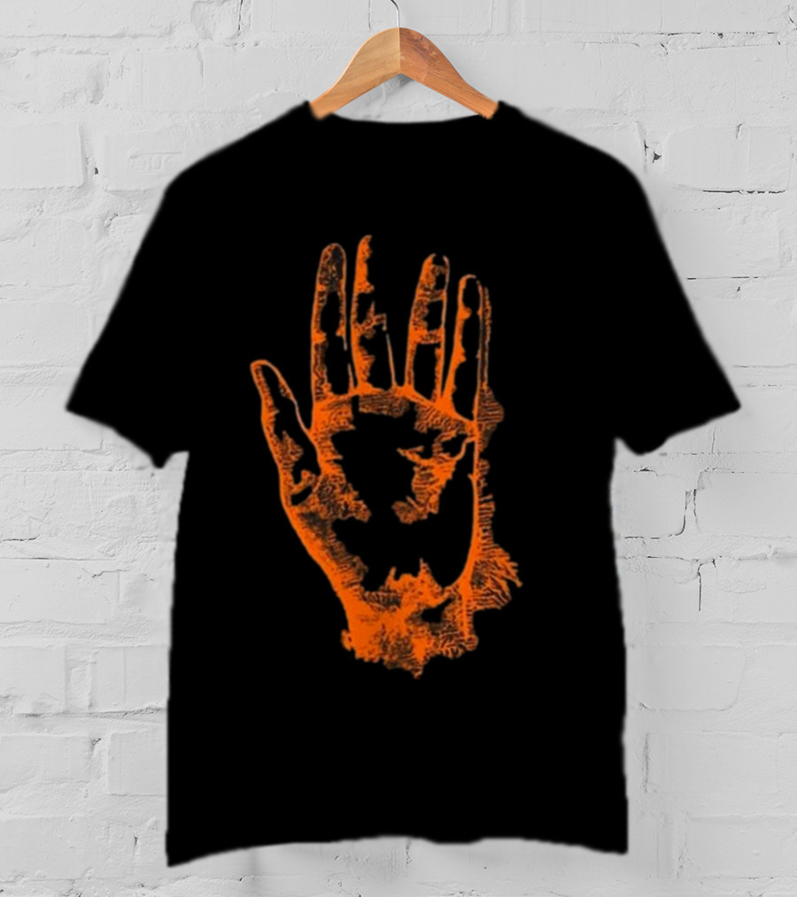 Tamino Sanctuary Handprint Symbol Burning Orange T-Shirt