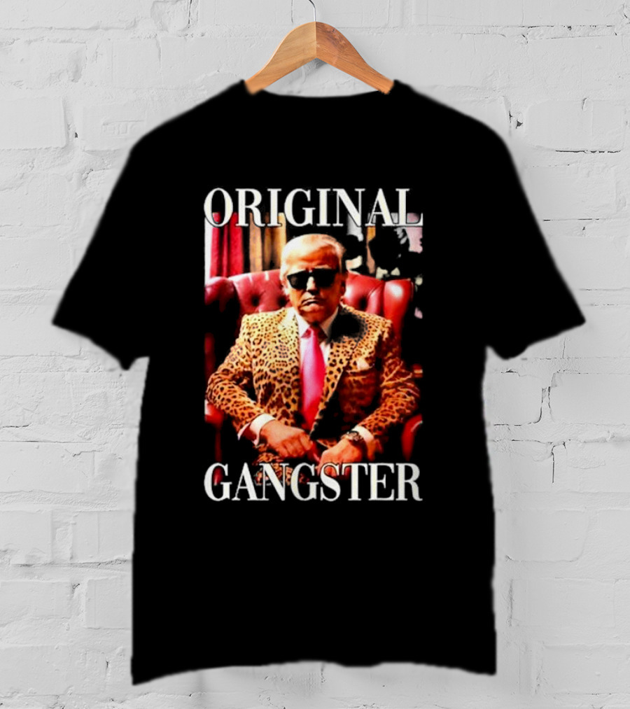 Tammie McDonald Original Gangster Leopard Suit And Sunglasses T-Shirt