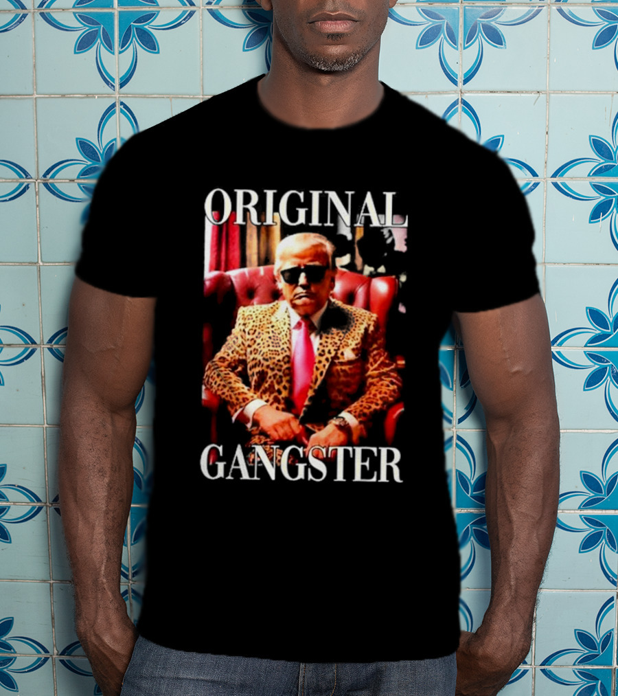 Tammie McDonald Original Gangster Leopard Suit And Sunglasses T-Shirt