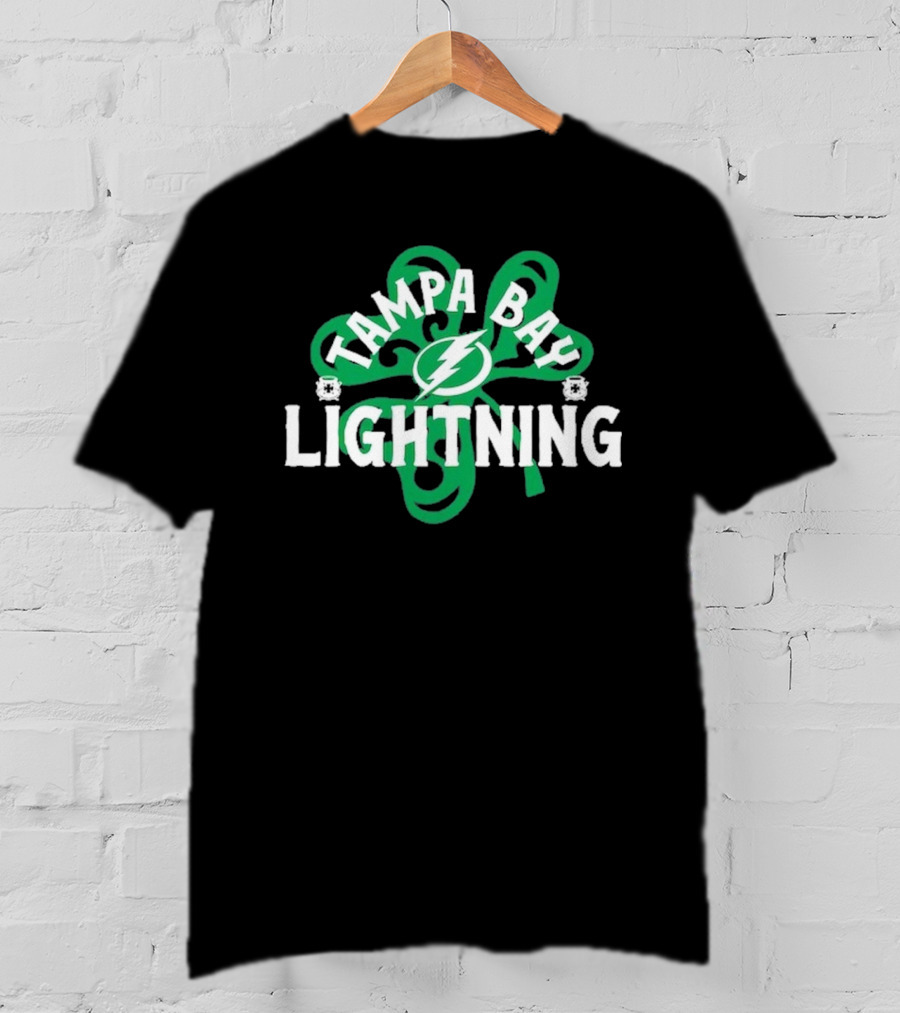 Tampa Bay Lightning St. Patrick’s Day Shamrock T-Shirt