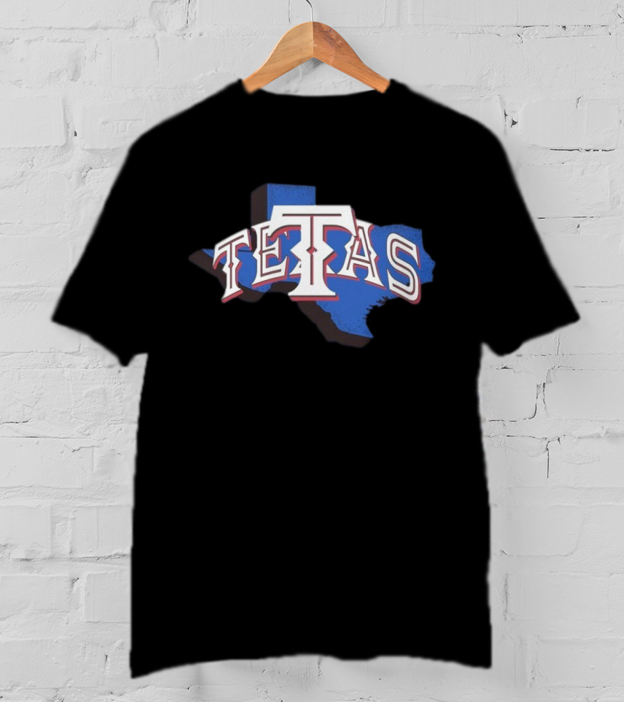 Texas Not Tetas Humor Texas Pride Map Design T-Shirt