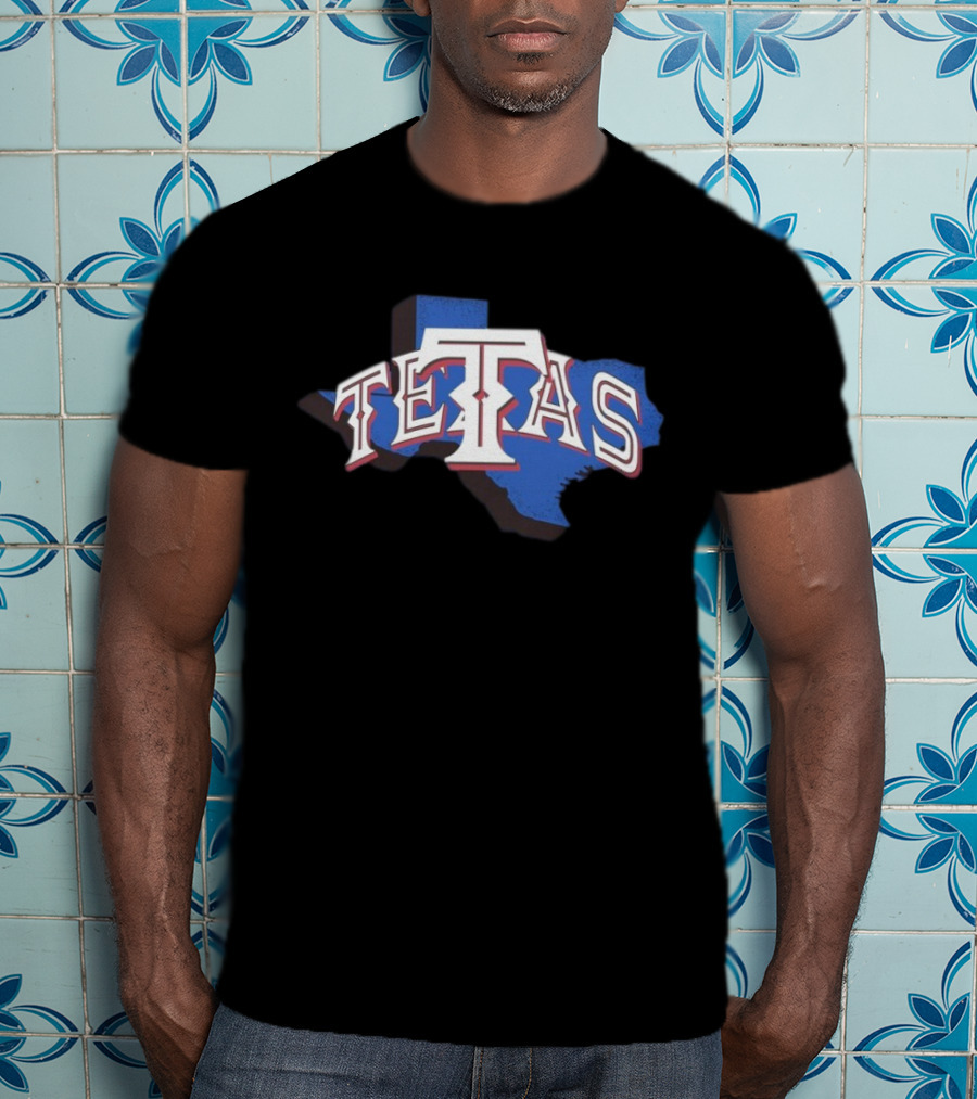 Texas Not Tetas Humor Texas Pride Map Design T-Shirt