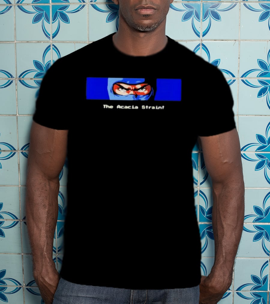 The Acacia Strain Ninja Eyes Blue Artwork T-Shirt
