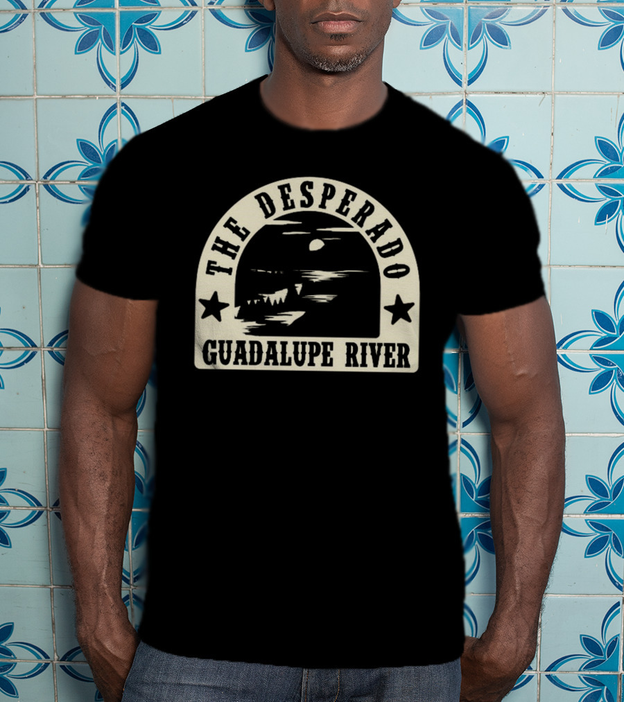 The Desperado Guadalupe River Sunset Stars T-Shirt