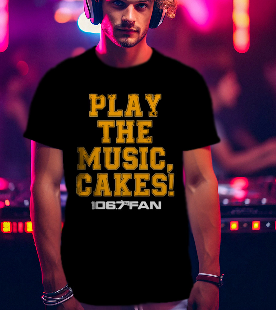106.7 The Fan Play The Music Cakes The Junkies T-Shirt