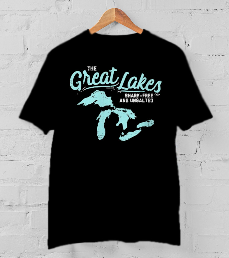 The Great Lakes Shark-Free Unsalted Summer Adventure T-Shirt