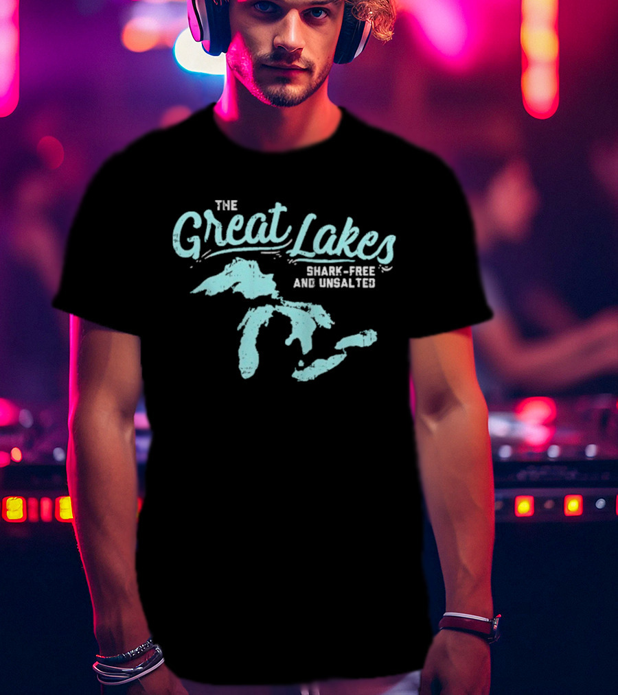 The Great Lakes Shark-Free Unsalted Summer Adventure T-Shirt