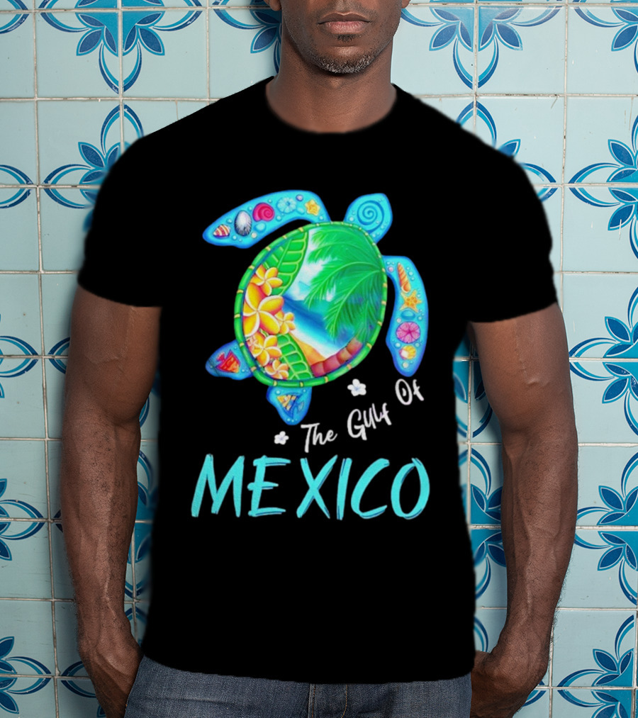 The Gulf Of Mexico Turtle Summer Beach Souvenir T-Shirt