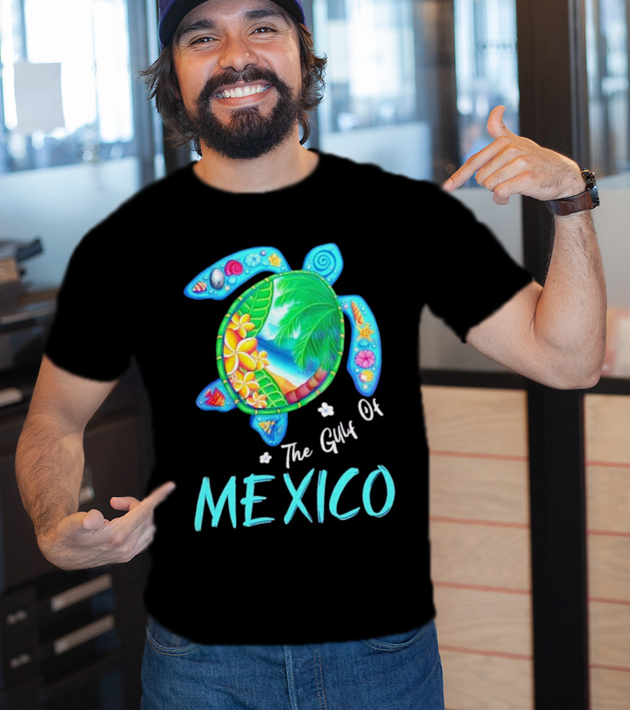 The Gulf Of Mexico Turtle Summer Beach Souvenir T-Shirt