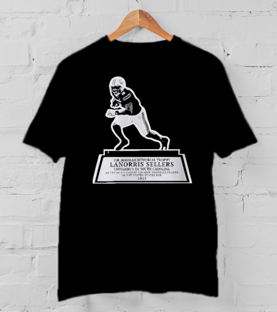 The Heisman Memorial Trophy Lanorris Sellers Football Statue T-Shirt