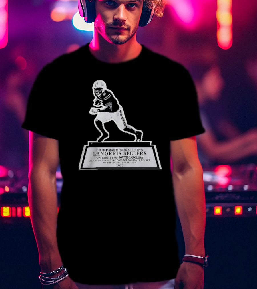 The Heisman Memorial Trophy Lanorris Sellers Football Statue T-Shirt