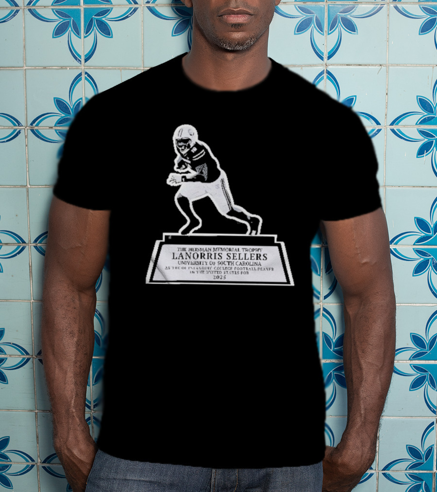 The Heisman Memorial Trophy Lanorris Sellers Football Statue T-Shirt