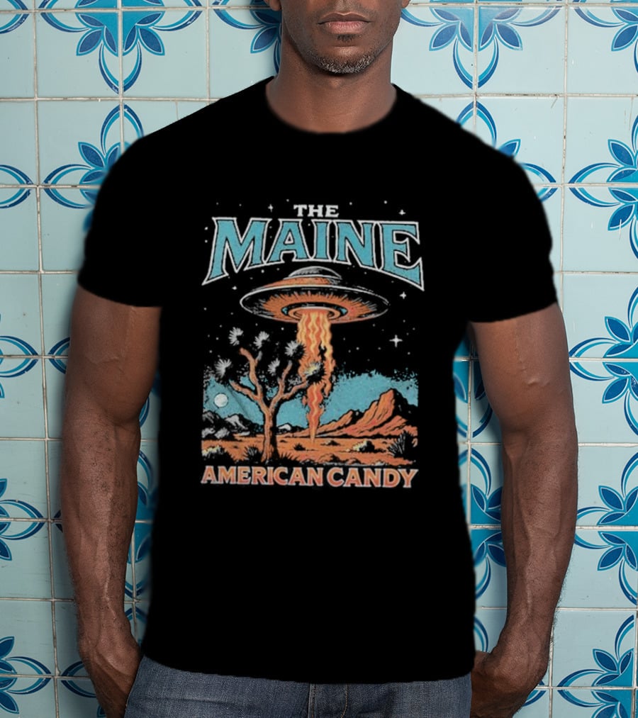 The Maine American Candy UFO Desert Scene T-Shirt