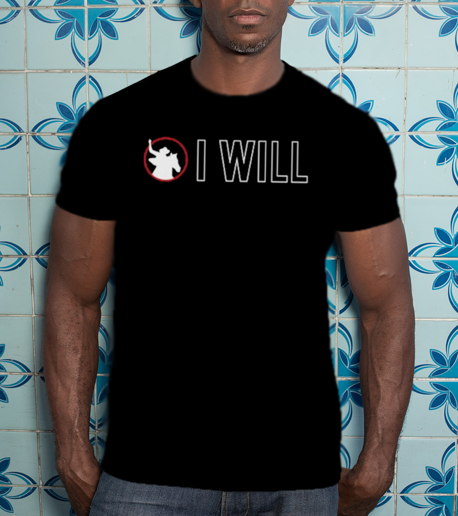 The Matador Club I Will Bullfighter Silhouette T-Shirt