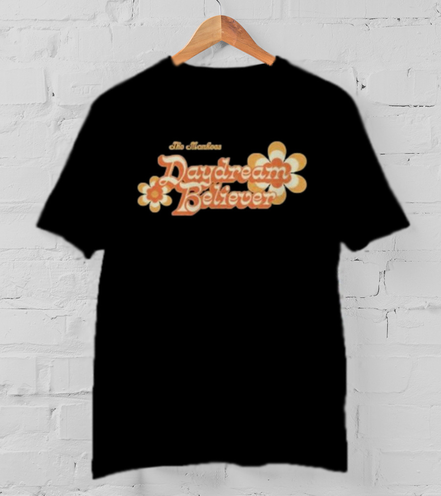 The Monkees Daydream Believer Retro Flower Theme T-Shirt