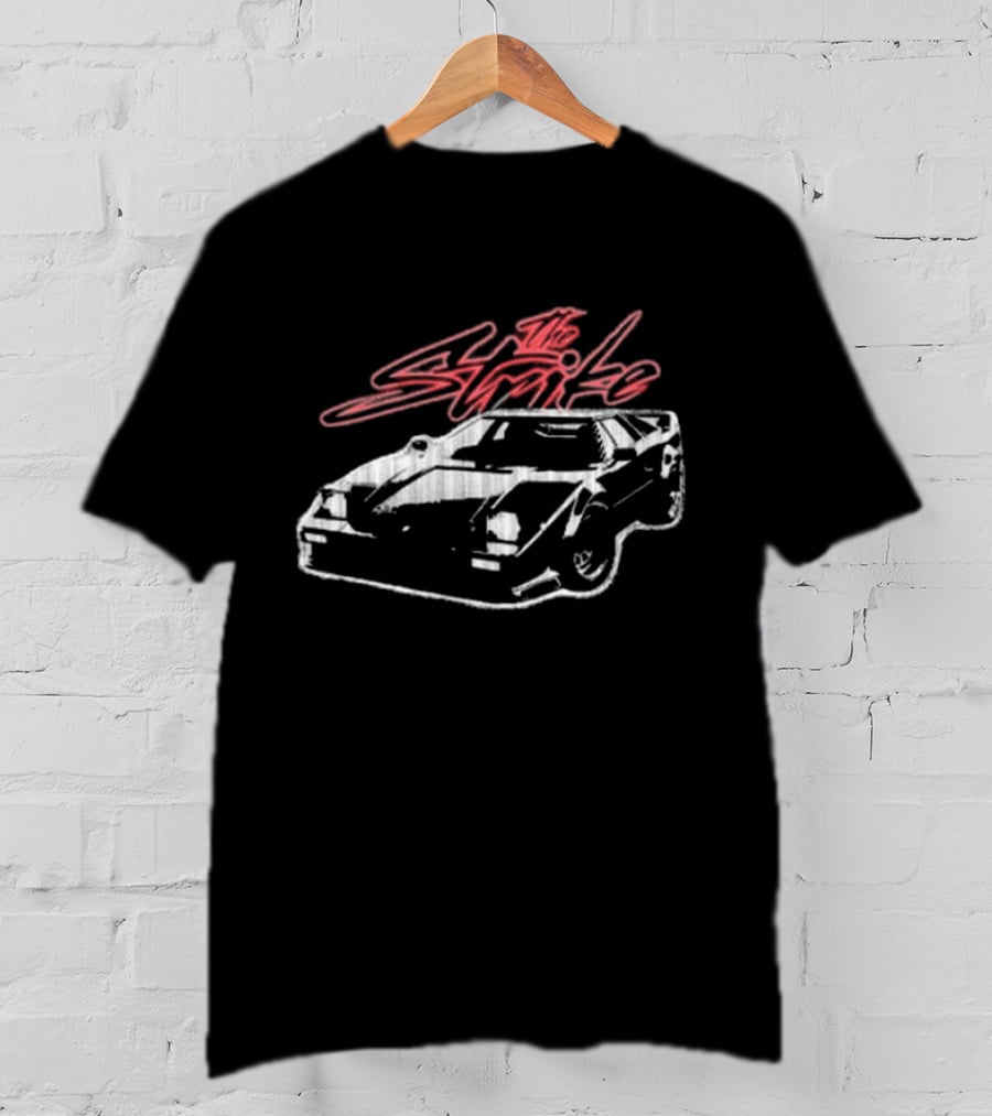 The Strike Sports Car Retro Style Sketch T-Shirt
