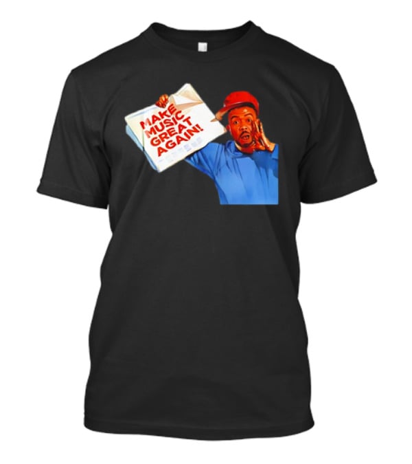 Timbo Land Make Music Great Again Newspaper Character T-Shirt