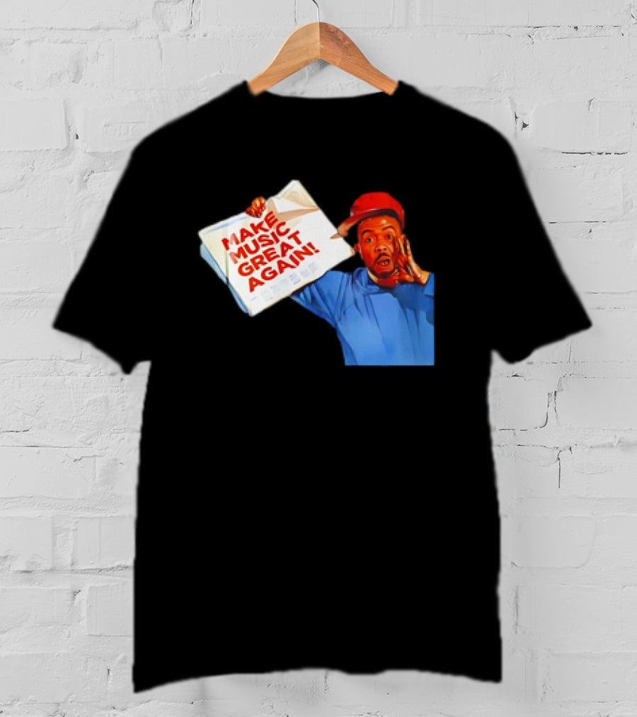 Timbo Land Make Music Great Again Newspaper Character T-Shirt