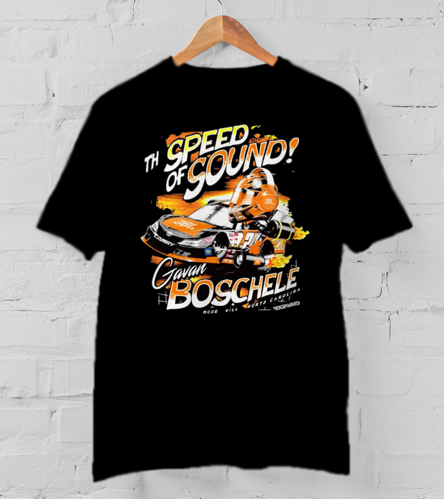 Toyota JBL Gavan Boschele Speed Of Sound Mooresville North Carolina Racing T-Shirt