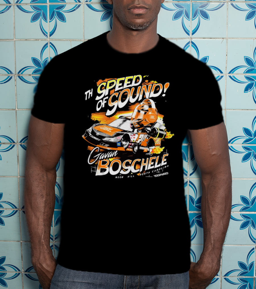 Toyota JBL Gavan Boschele Speed Of Sound Mooresville North Carolina Racing T-Shirt