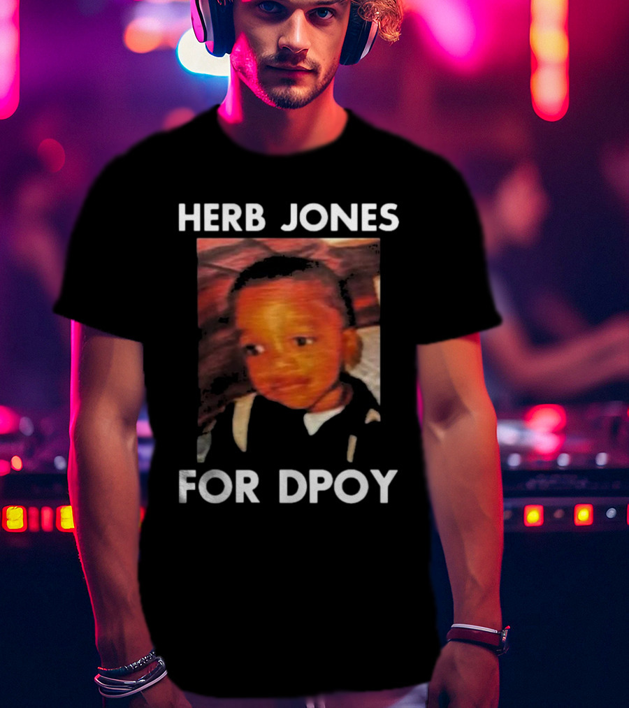 Herb Jones For DPOY Retro Style Photo T-Shirt