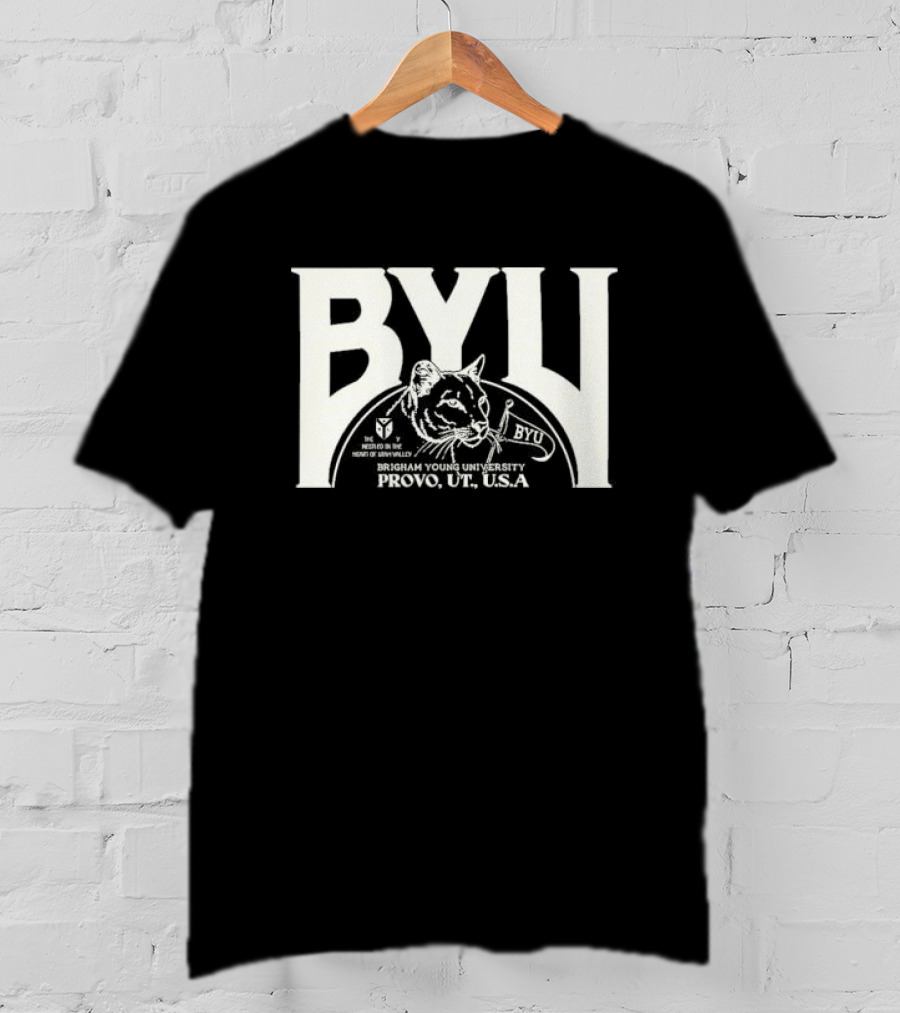 BYU Heritage Tysdyes Brigham Young Cougars Provo America T-Shirt