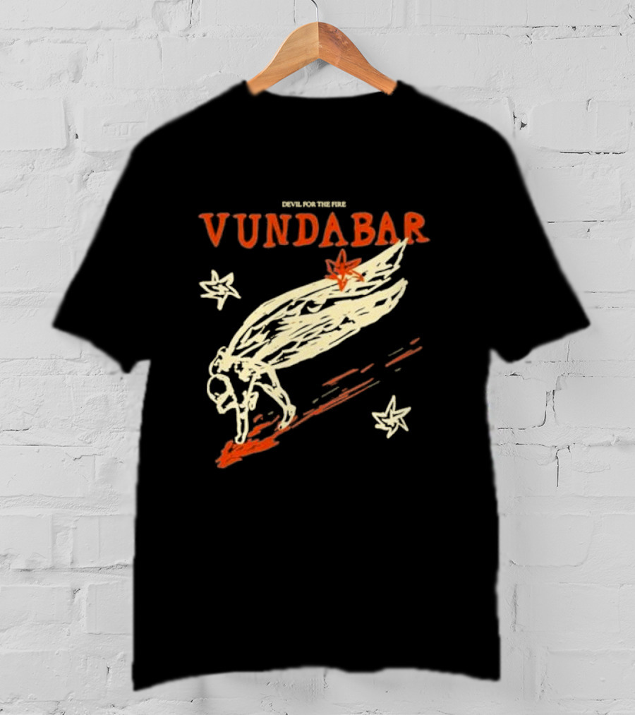 Vundabar Devil For The Fire Winged Creature And Stars T-Shirt
