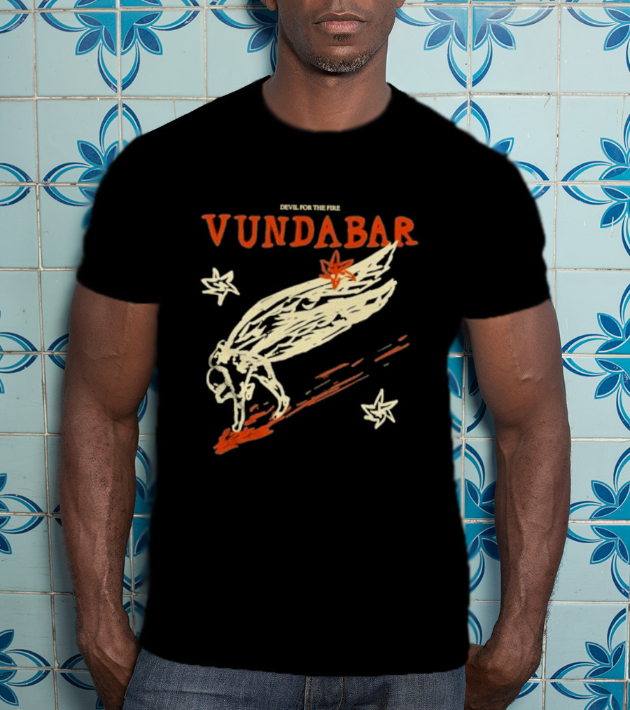 Vundabar Devil For The Fire Winged Creature And Stars T-Shirt