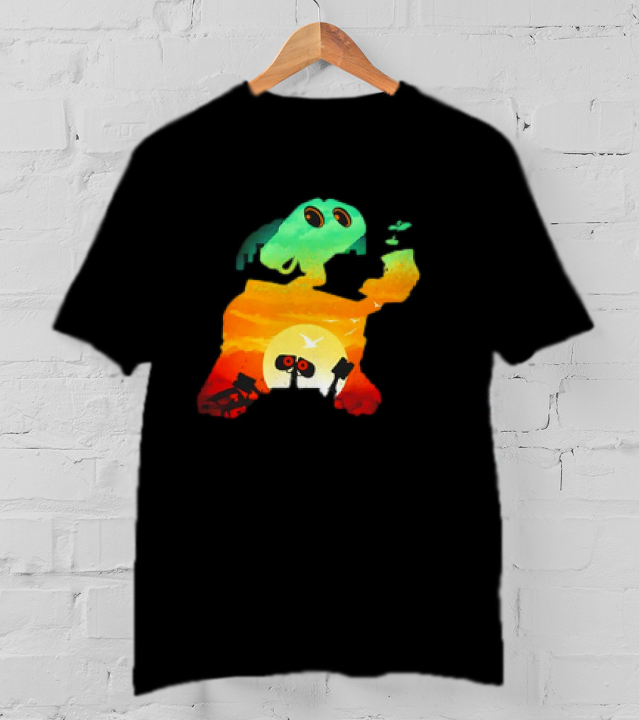 Wall-E Cosmic Recycler Sunset Silhouette T-Shirt
