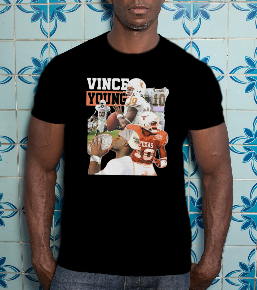 Vince Young Texas Longhorns Football Legend Number 10 T-Shirt