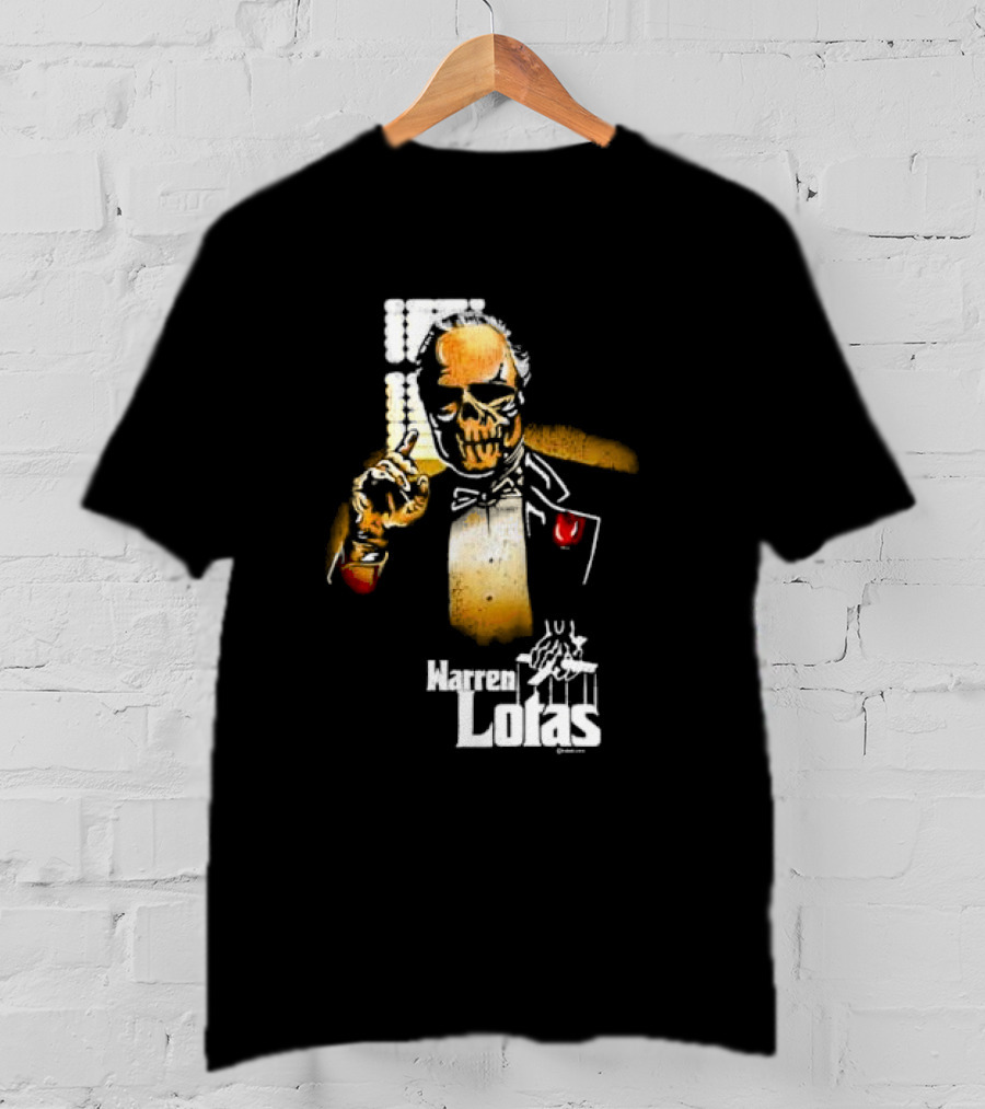 Warren Lotas The Don The Godfather Skeletal Figure Gesture T-Shirt