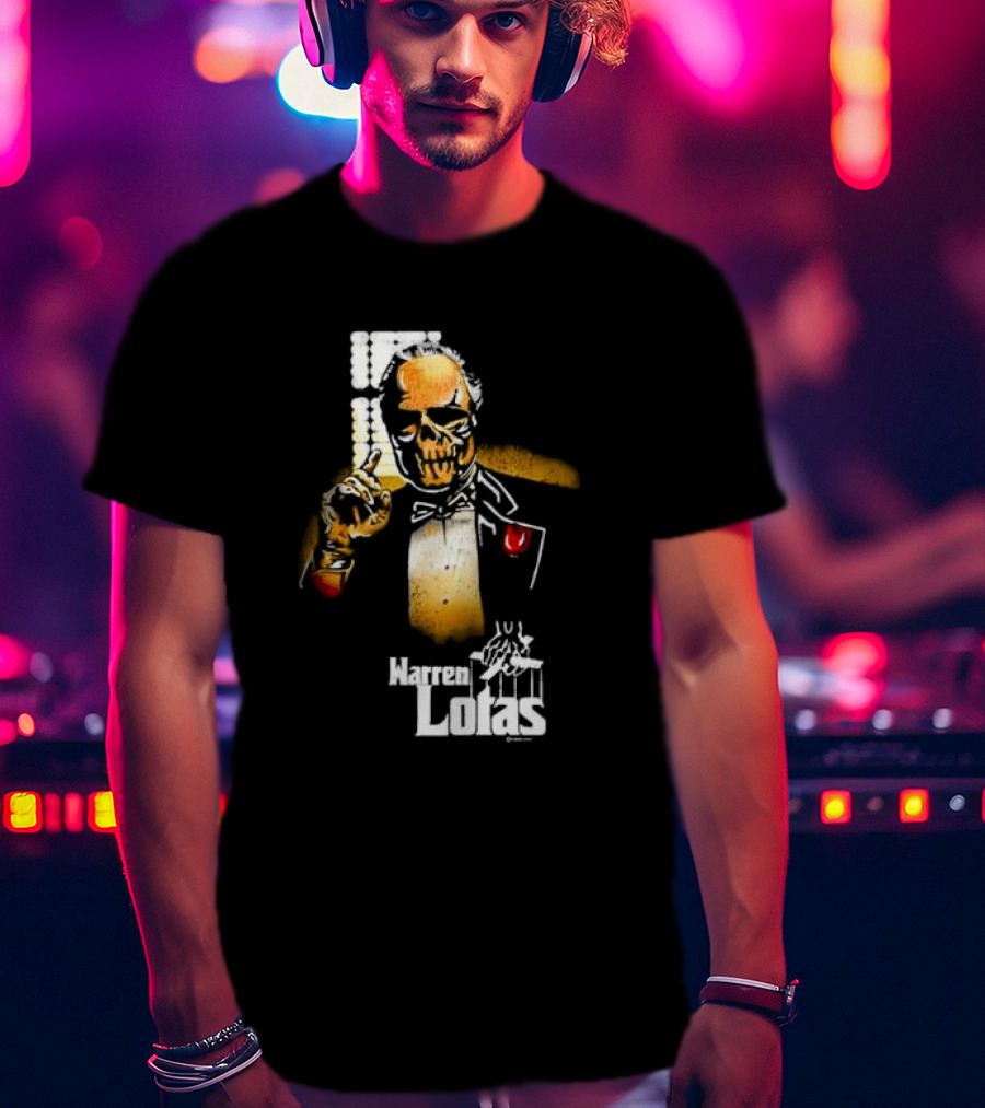 Warren Lotas The Don The Godfather Skeletal Figure Gesture T-Shirt