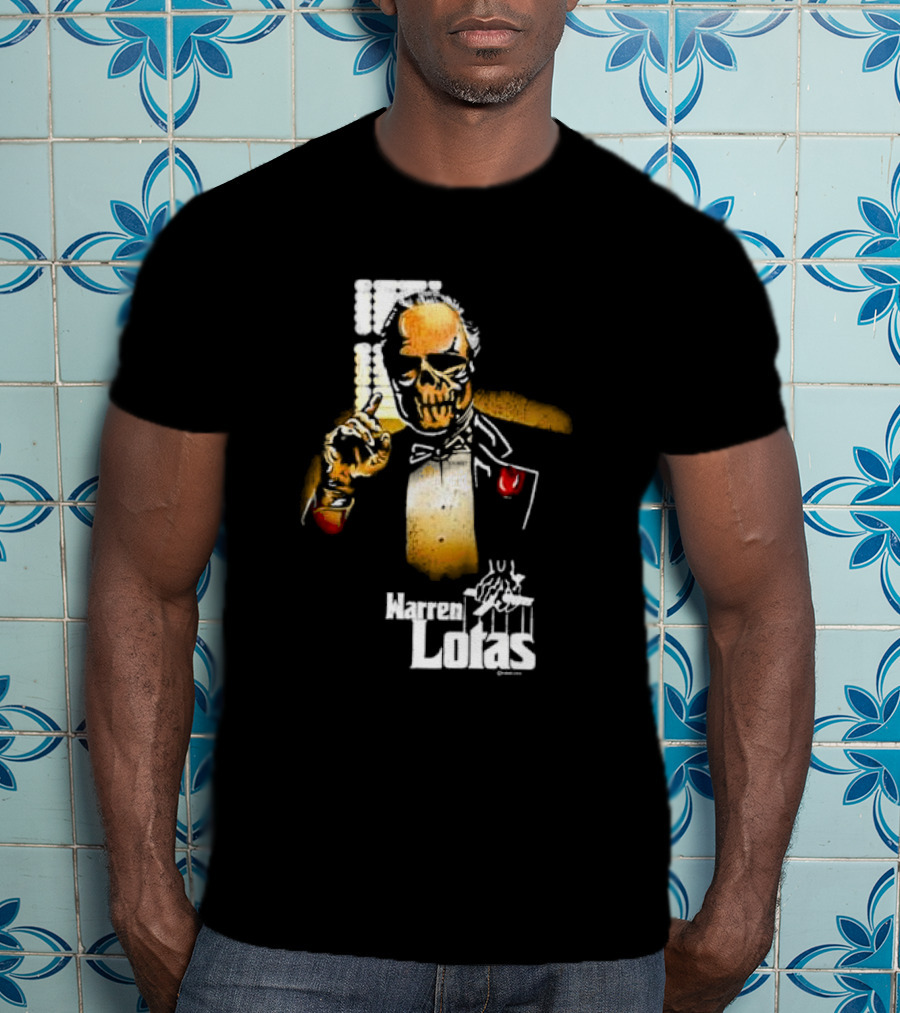 Warren Lotas The Don The Godfather Skeletal Figure Gesture T-Shirt