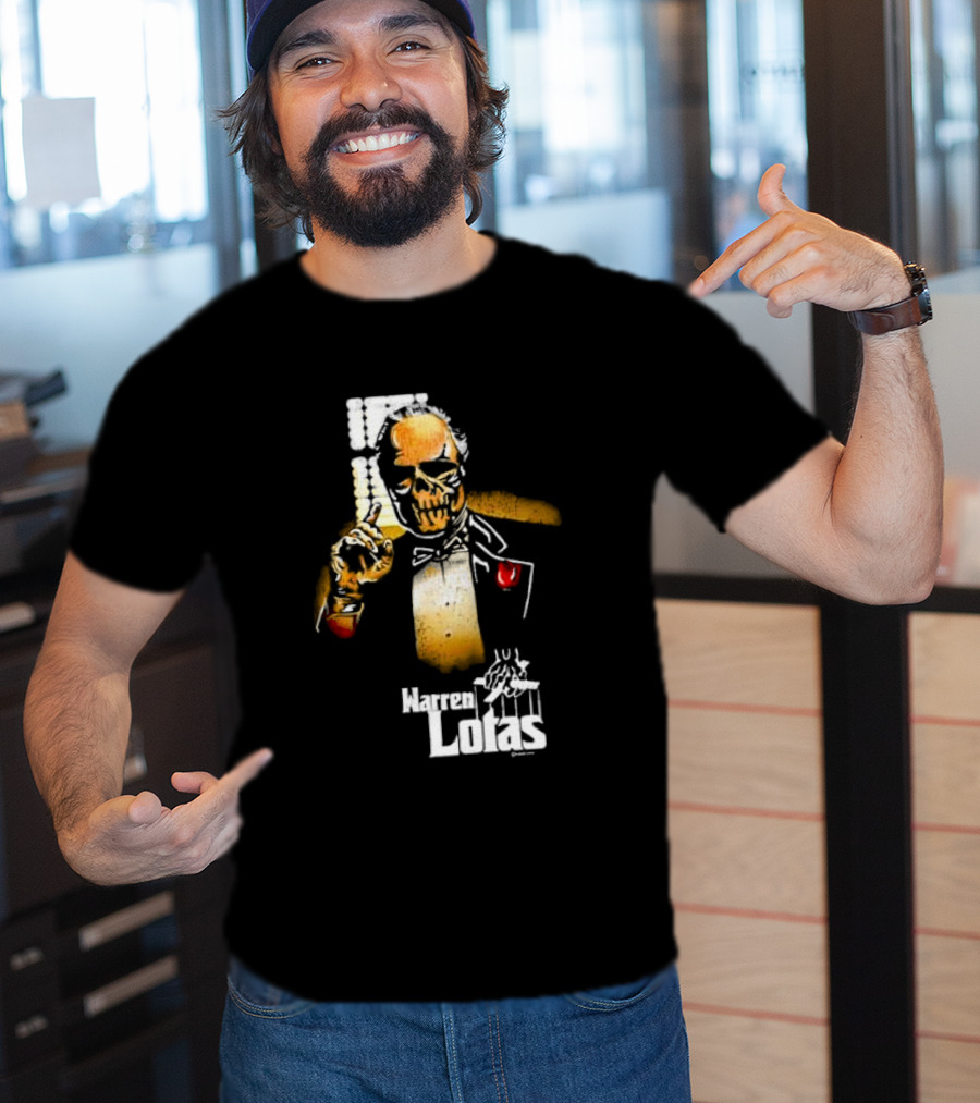Warren Lotas The Don The Godfather Skeletal Figure Gesture T-Shirt