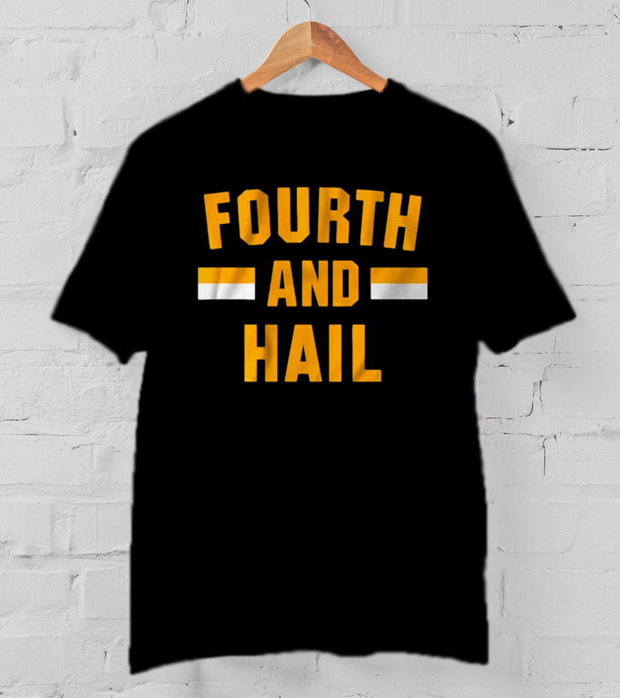 Washington Commanders Fourth And Hail NFL Football T-Shirt