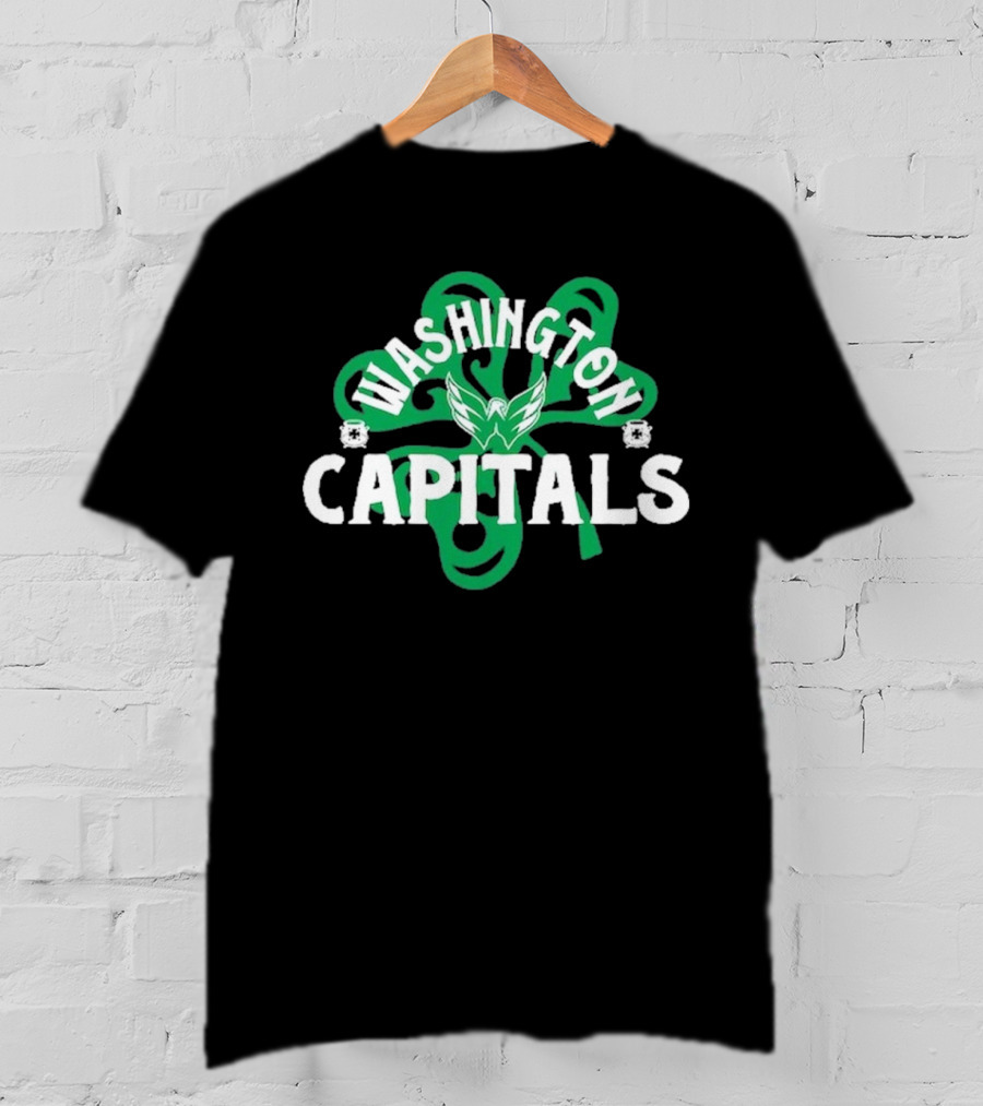 Washington Capitals St. Patrick’s Day Shamrock T-Shirt