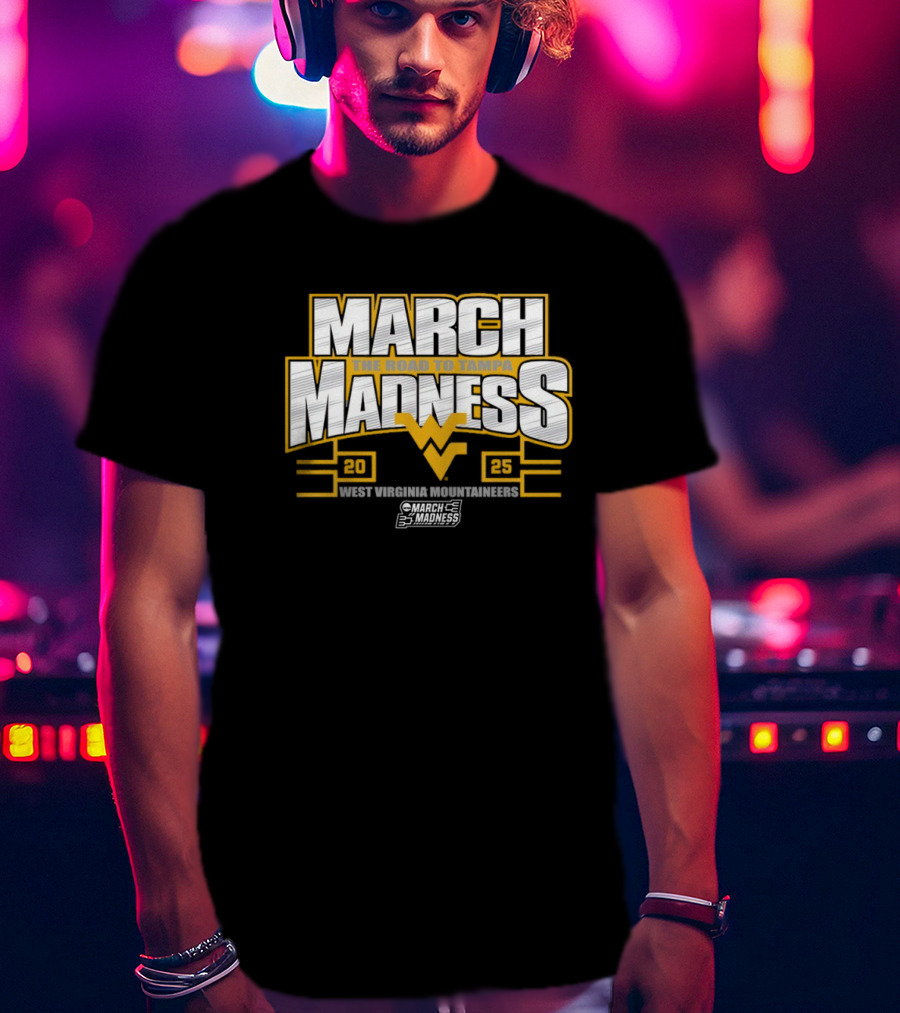 West Virginia Mountaineers 2025 NCAA March Madness The Road To Tampa T-Shirt