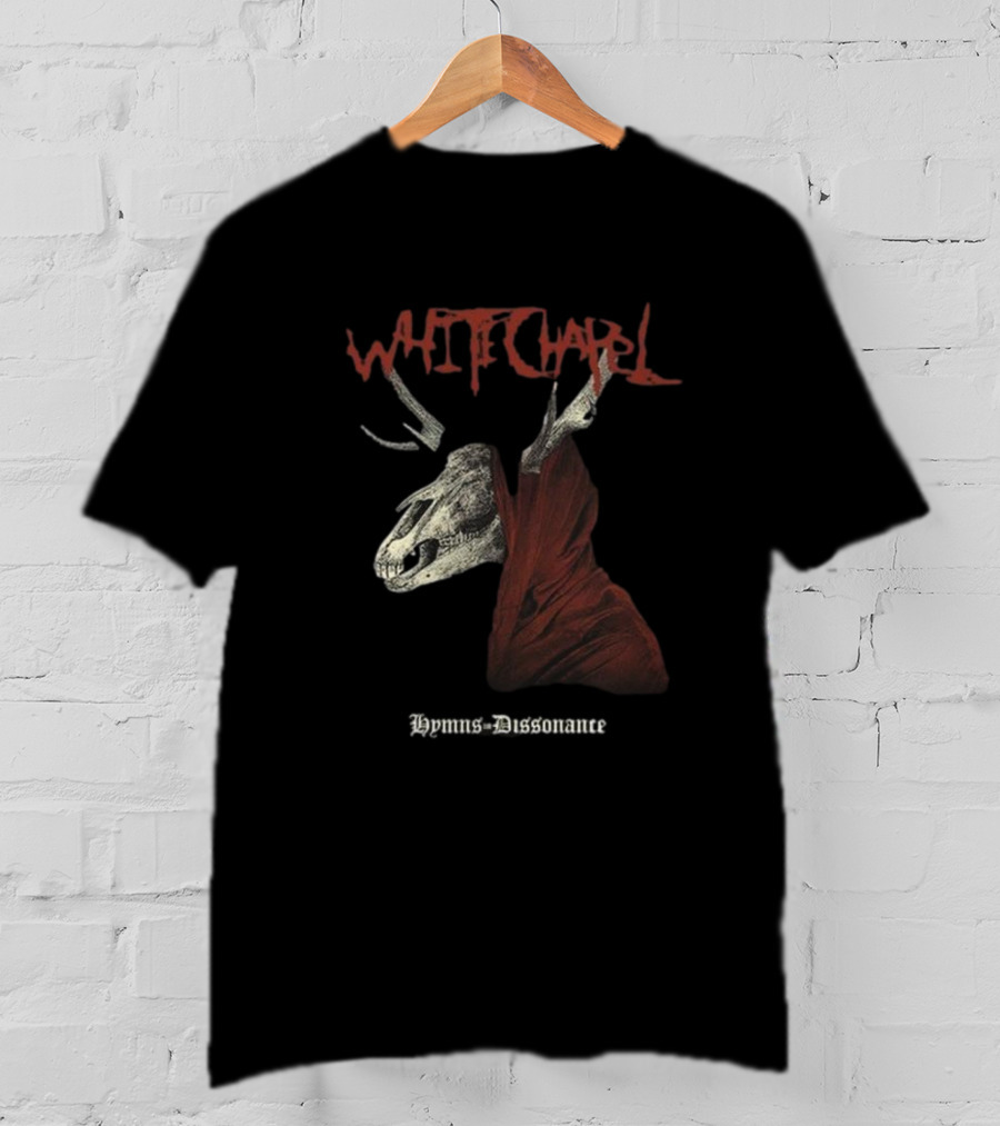 Whitechapel Hymns Dissonance Hooded Skull T-Shirt