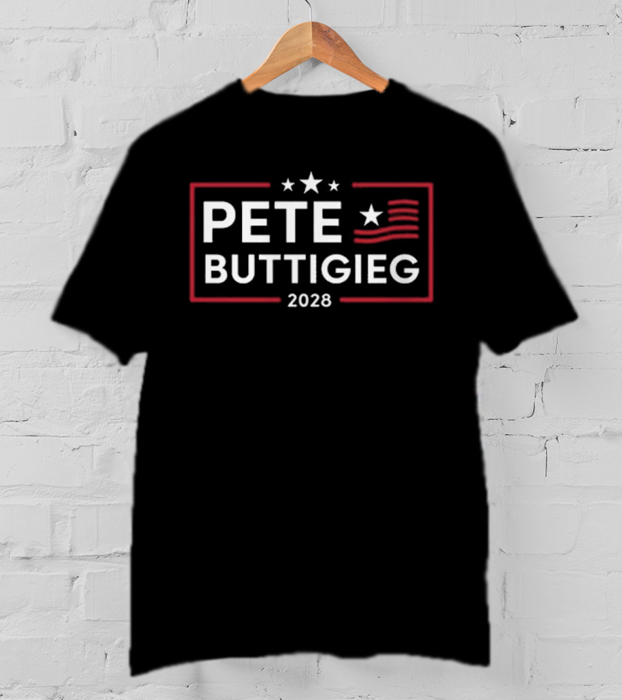 Wickedfabulouscom Pete Buttigieg 2028 Stars And Stripes T-Shirt