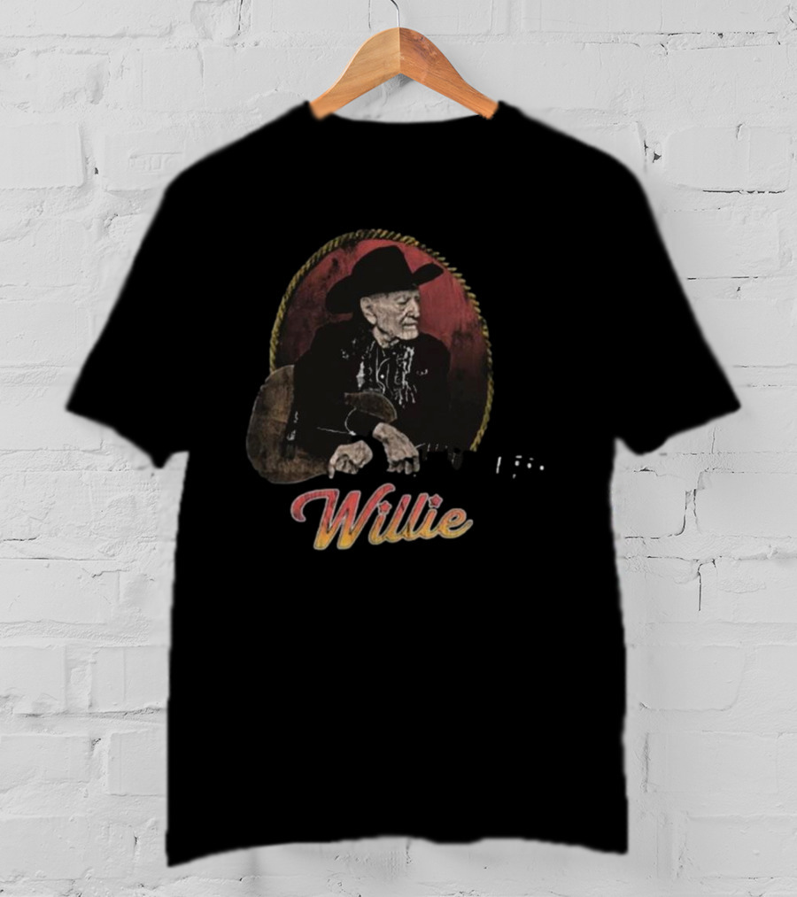 Willie Nelson 2025 Vintage Country Style T-Shirt