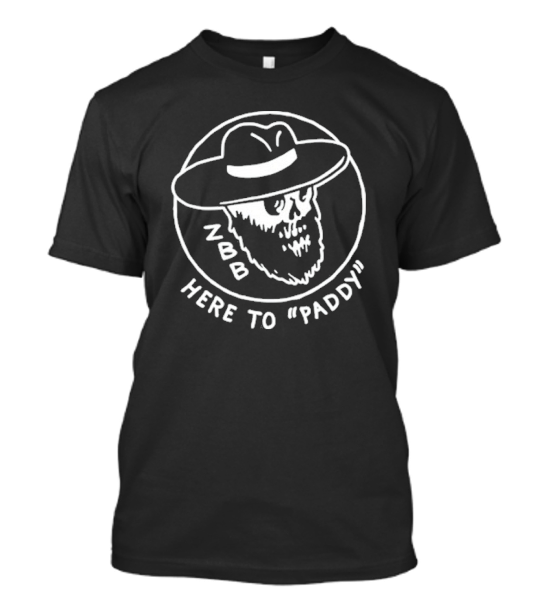 Zacbrownband Zbb NΦD Here To Paddy Skull With Hat T-Shirt