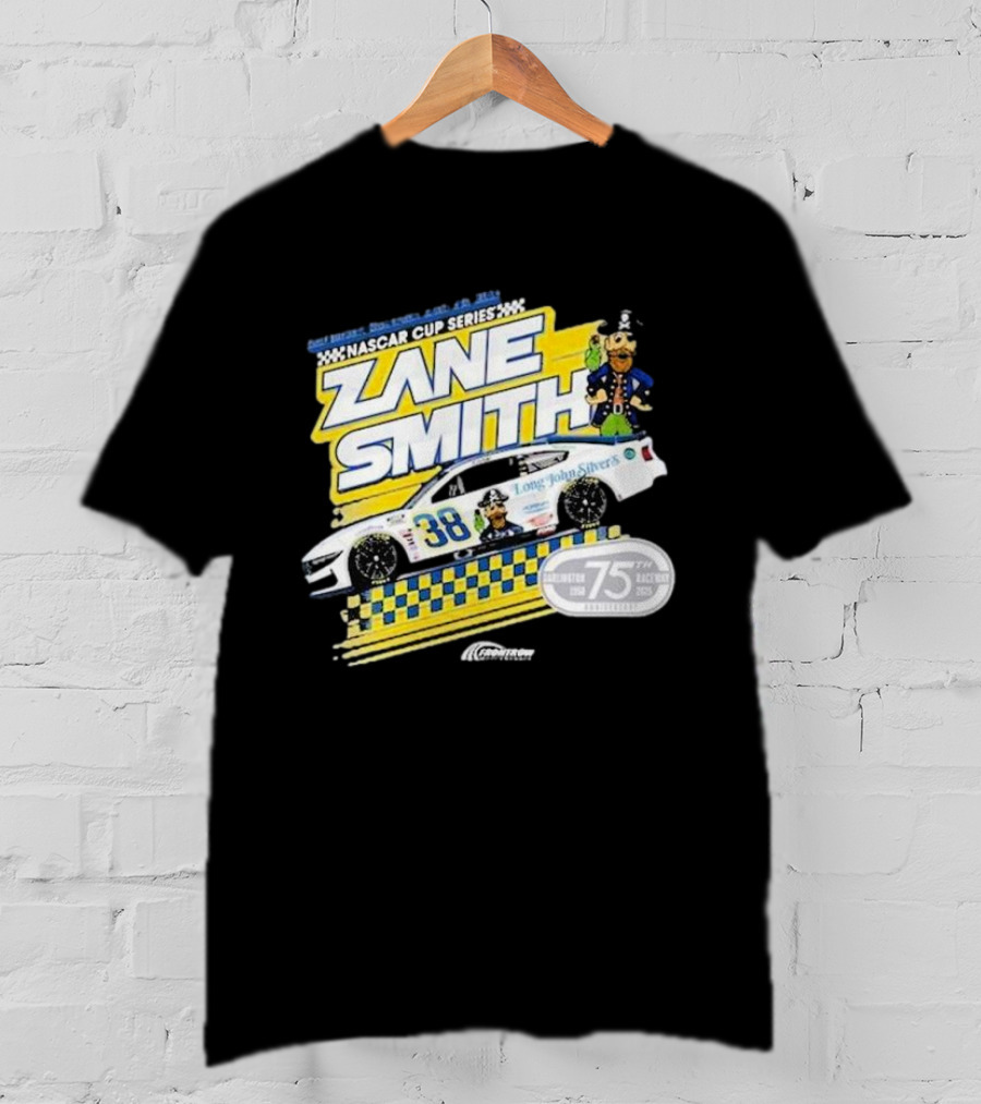 NASCAR Cup Series Zane Smith Long John Silver’s Car 75th Race 38 T-Shirt