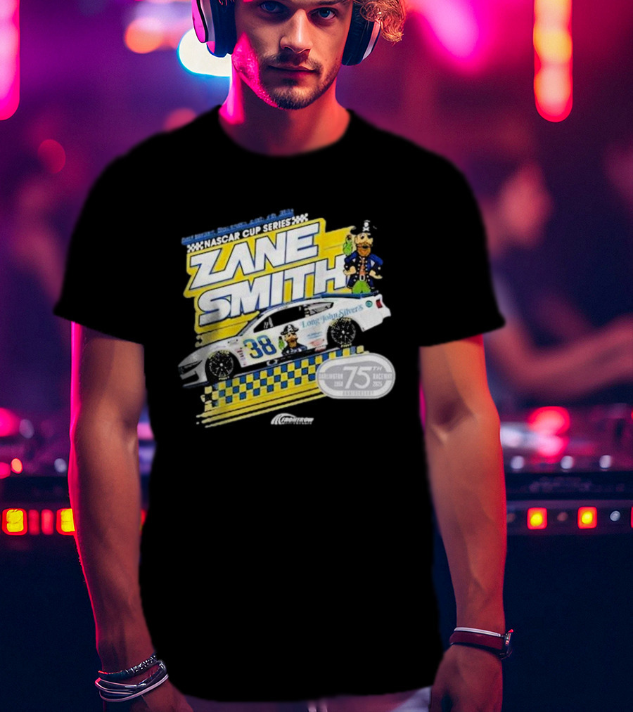 NASCAR Cup Series Zane Smith Long John Silver’s Car 75th Race 38 T-Shirt