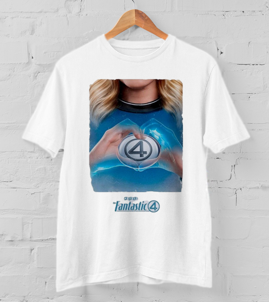 Invisible Woman Marvel Studios Fantastic 4 Emblem T-Shirt