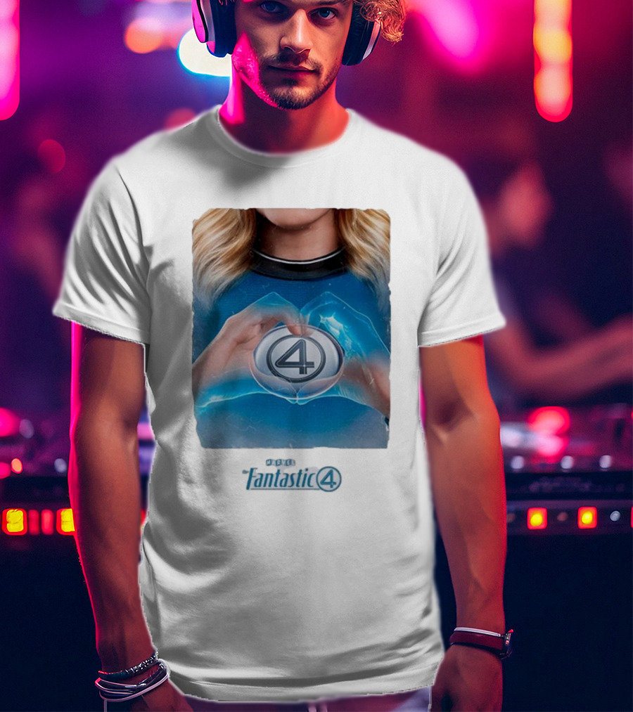 Invisible Woman Marvel Studios Fantastic 4 Emblem T-Shirt