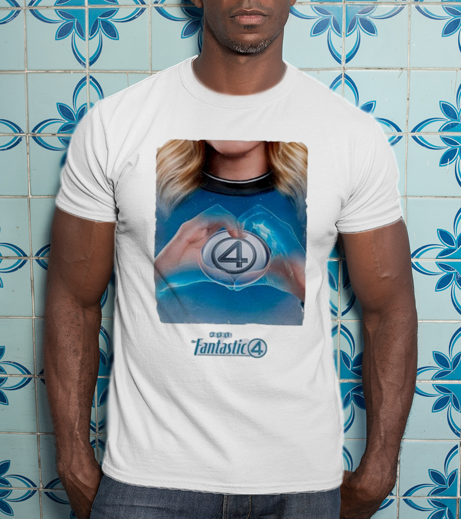 Invisible Woman Marvel Studios Fantastic 4 Emblem T-Shirt